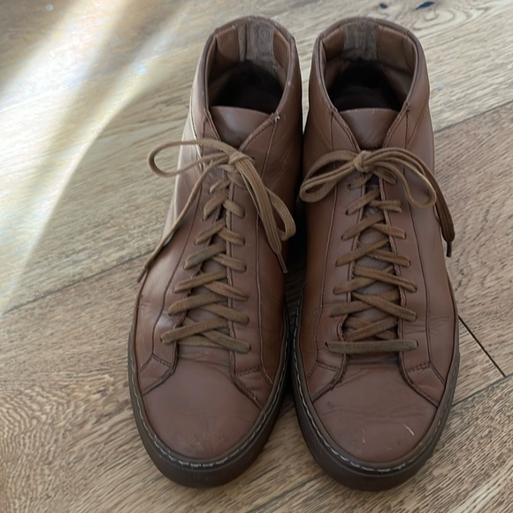 Common Projects Leather High Top Sneakers Size 39 - Picture 2 of 7